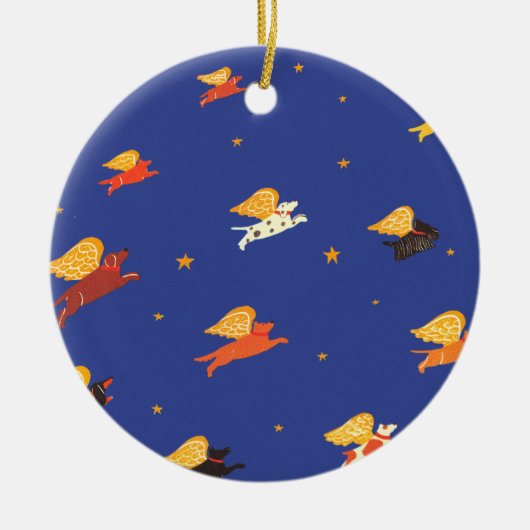 Gruppe fliegender Hunde Ornament (Vorne)