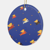 Gruppe fliegender Hunde Ornament (Links)