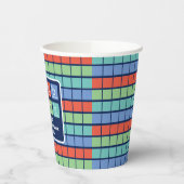 Gruppe für die regelmäßige Abstufung von Tabellene Pappbecher (Links)