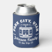 Gruppe für individuelle Familienfreunde Skiausflüg Dosenkühler (Kanne Vorderseite)