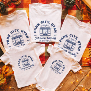 Gruppe für individuelle Familienfreunde Skiausflüg T-Shirt