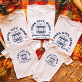 Gruppe für individuelle Familienfreunde Skiausflüg T-Shirt