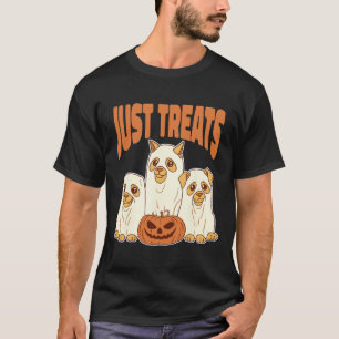 Gruppe Geisterhunde zu Halloween Katze Lover Kind T-Shirt