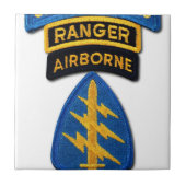 Gruppe "Grüne Berets SF SOF SFG SOC" Fliese (Vorderseite)