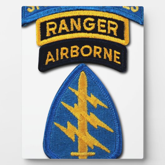 Gruppe "Grüne Berets SF SOF SFG SOC" Fotoplatte (Vorderseite)