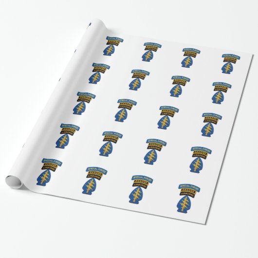 Gruppe "Grüne Berets SF SOF SFG SOC" Geschenkpapier (Ungerollt)
