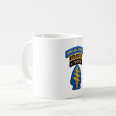 Gruppe "Grüne Berets SF SOF SFG SOC" Kaffeetasse (Vorderseite Links)