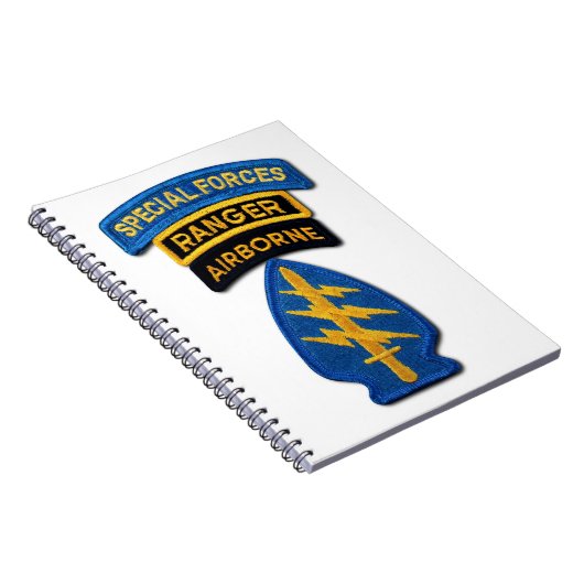 Gruppe "Grüne Berets SF SOF SFG SOC" Notizblock (Rechte Seite)