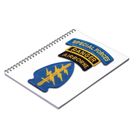 Gruppe "Grüne Berets SF SOF SFG SOC" Notizblock (Linke Seite)