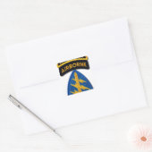 Gruppe "Grüne Berets SF SOF SFG SOC" Quadratischer Aufkleber (Umschlag)