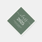 Gruppe Grüne Moderne Ausbildung 2025 Serviette (Ecke)