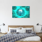 Gruppe H5N1-Virus mit Brillenansicht 2 Leinwanddruck (Insitu (Schlafzimmer))
