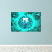 Gruppe H5N1-Virus mit Brillenansicht 2 Leinwanddruck (Insitu (Holzboden))