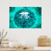 Gruppe H5N1-Virus mit Brillenansicht 2 Poster (Küche)