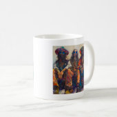 Gruppe Hippie Men Kaffeetasse (VorderseiteRechts)