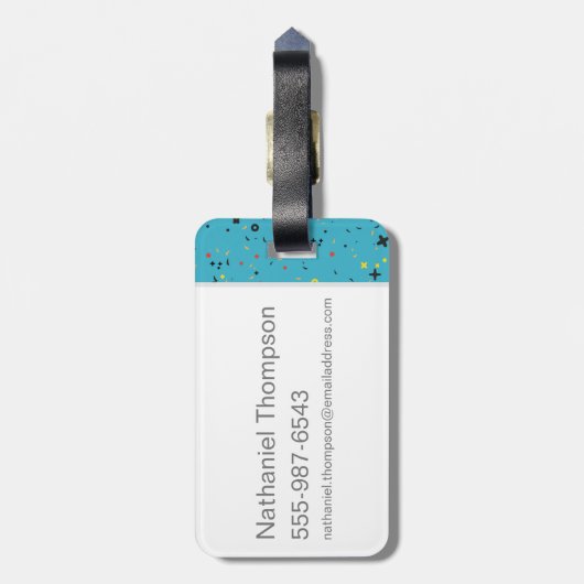 Gruppe "ICH SCHWÖRE ERNST, DASS ICH BIN BIS ZU Gepäckanhänger (Rückseite vertikal)