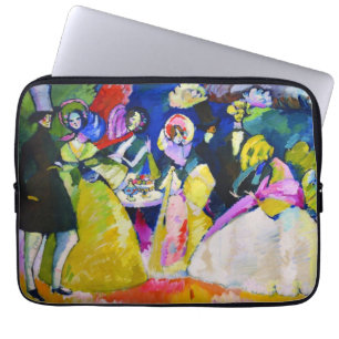 Gruppe in Krinolinen von Wassily Kandinsky Laptopschutzhülle