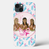 Gruppe in rosa Blase
