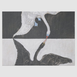 Gruppe IX SUW Der Schwan Nr. 1 von Hilma Klint Seidenpapier