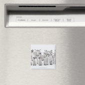 Gruppe Kaiserpinguine (Aptenodytes forsteri) Magnet (In Situ (Geschirrspüler))