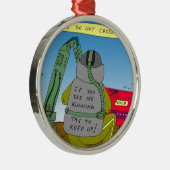 Gruppe-LaufCartoon der Bombe 632 Ornament Aus Metall (Rechts)