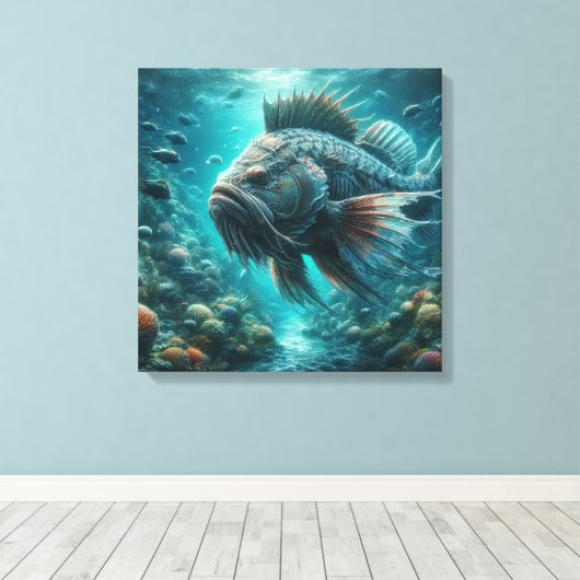 Gruppe Leinwanddruck (Insitu (Holzboden))