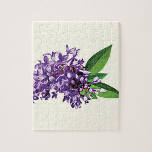 Gruppe lila Flieder Puzzle