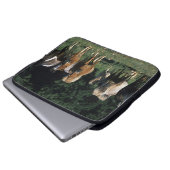 Gruppe Miniaturfohlen Laptopschutzhülle (Vorne Knopf)