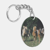 Gruppe Miniaturfohlen Schlüsselanhänger (Vorderseite links)