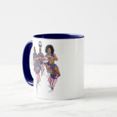 Gruppe mit 2009 Sternen Tasse (Vorderseite Links)