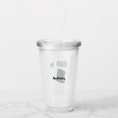 GRUPPE mit Individuelle Name Acryltrinkbecher (Rückseite)
