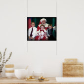 Gruppe mit Santa Poster (Küche)