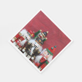 Gruppe "Nutcrackers" in rot Serviette (Ecke)