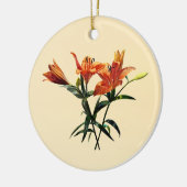 Gruppe Orange Lilies Keramik Ornament (Links)