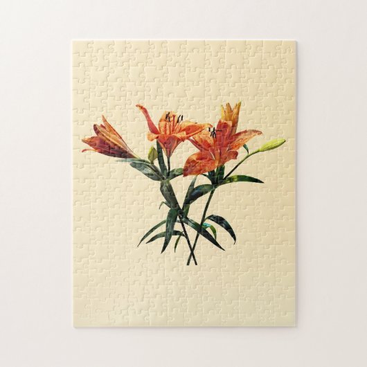 Gruppe Orange Lilies Puzzle (Vertikal)