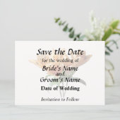 Gruppe Orange Lilies Save The Date (Stehend Vorderseite)