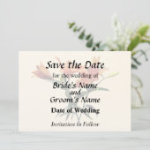Gruppe Orange Lilies Save The Date (Stehend Vorderseite)