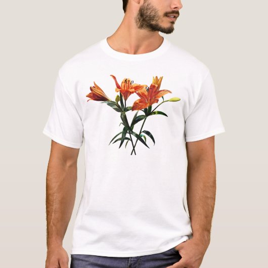 Gruppe Orange Lilies T-Shirt (Vorderseite)