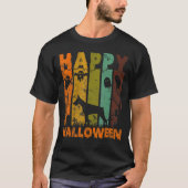 Gruppe Pajamas Matching Halloween Kostüm Retro Dob T-Shirt (Vorderseite)