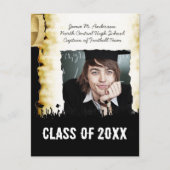 Gruppe Parchment Scroll Hoher Abschluss Einladung (Vorderseite)