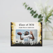 Gruppe Parchment Scroll Hoher Abschluss Einladung (Stehend Vorderseite)