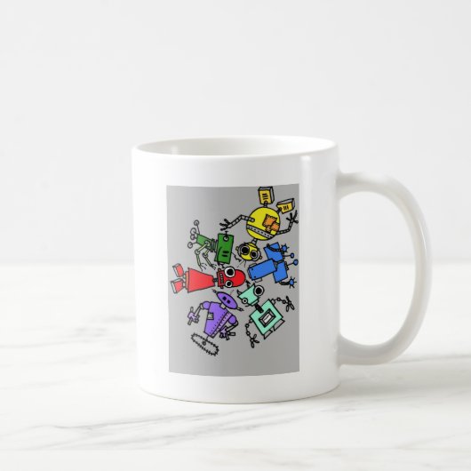 Gruppe Roboter 4 Kaffeetasse (Rechts)