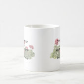 Gruppe roter Geranien Kaffeetasse (Mittel)