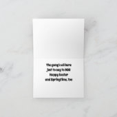 *GRUPPE SAGT* GLÜCKLICH OSTER/FRÜHZEIT ZU KARTE (Innenseite)