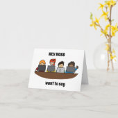 *GRUPPE SAGT* GLÜCKLICHER GEBURTSTAG **BOSS** KARTE (Gelbe Blume)