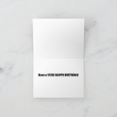 *GRUPPE SAGT* GLÜCKLICHER GEBURTSTAG **BOSS** KARTE (Innenseite)