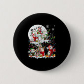 Gruppe Santa Reindeer Elf Rats auf Treweihnachtssn Button (Vorderseite)