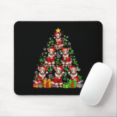 Gruppe Santa Sphynx Katzen als Weihnachtsbaum farb Mousepad (Mit Mouse)