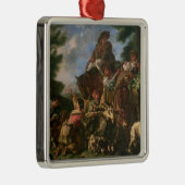 Gruppe Schäfer mit einem Pferd Ornament Aus Metall (Rechts)