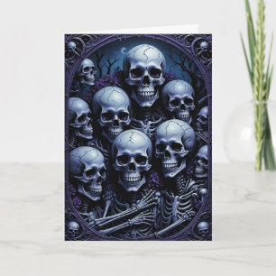 Gruppe Selfie Halloween Karte